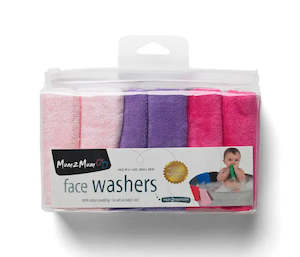 Mum2Mum Face Washers (Pack of 6) CANDY