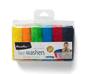 Washcloths Face Washers: Mum2Mum Face Washers (Pack of 6) BRIGHTS MIX