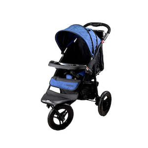 Neeva 3-Wheel Stroller Black & Blue