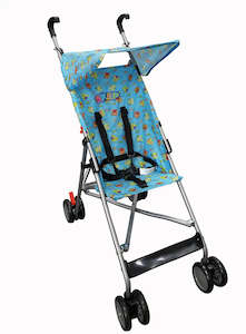 SKEP Umbrella Stroller - Blue/Teddy Bear