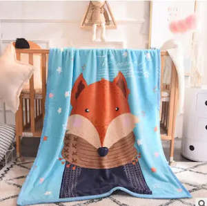 Sleep Tight Mink Feel Blanket FOX