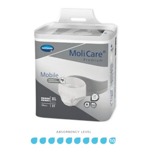 Molicare Underwear Pull Ons: MoliCare Premium Mobile 10D -  XLarge (Pack of 14)