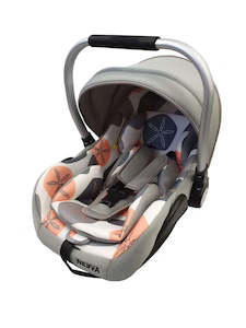 Car Seat Special Deal: Neeva Capsule with Aluminum Handle - LIGHT GREY & ORANGE