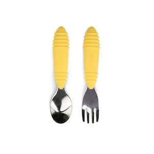 Bumkins Spoon and Fork Set - Pineapple