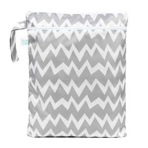 Bumkins Wet Bag - Grey Chevron