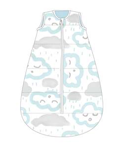 Studio Bag No Arms Cotton 6-18m 1.0 TOG CLOUDS PEPPERMINT