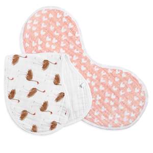 aden + anais flock together classic burpy bibs 2 pack