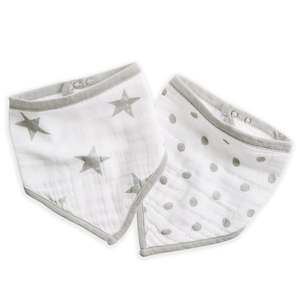 aden+anais essentials dusty 2 pack bandana bibs