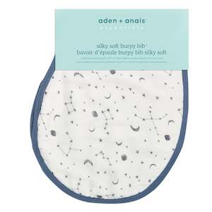 aden + anais cosmic galaxy - starry sky silky soft burpy bibs