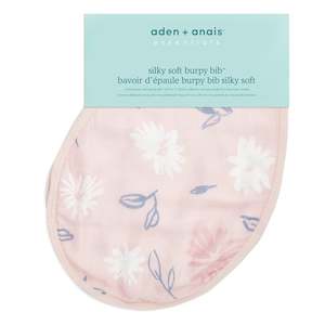 aden + anais vintage floral - white flower bib single