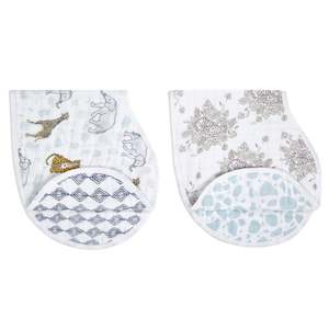 aden + anais jungle classic burpy bibs 2 pack