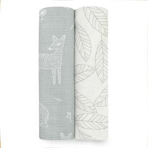 aden + anais woodsy 2-pack swaddles