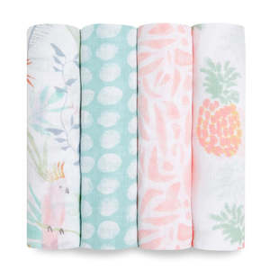 aden + anais tropicalia 4 pack classic swaddles