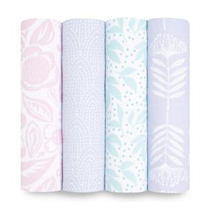 aden + anais damsel 4 pack classic swaddles