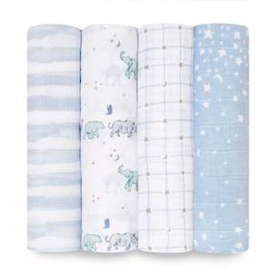 New: aden + anais rising star 4 pack classic swaddles