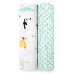 aden + anais around the world 2-pack swaddles