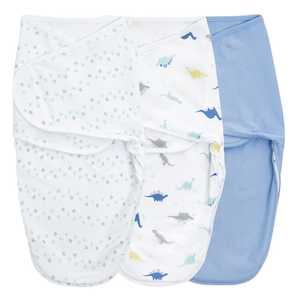 Essentials wrap swaddle 3pack - Dino Rama 4-6 months