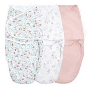 Essentials wrap swaddle 3pack - Fairy Tale Flowers 0-3 months