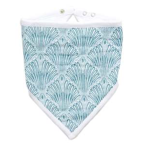 aden+anais 1 pack paisley teal classic bandana bib