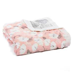 aden + anais pretty petals silky soft dream blanket