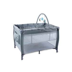 Bs Nurseryfurniture Portacots: 3-in-1 Portacot in Grey Melange