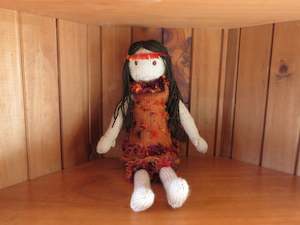 Made in the Mist - Knitted 'Sally' Doll - Candy