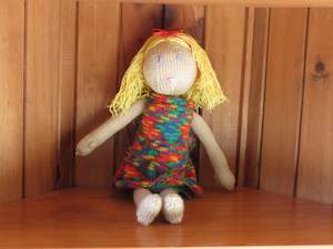 Made in the Mist - Knitted 'Sally' Doll - Madeline