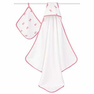 Aden + Anais - Hooded Towel + Washcloth Set - Bathing Beauty