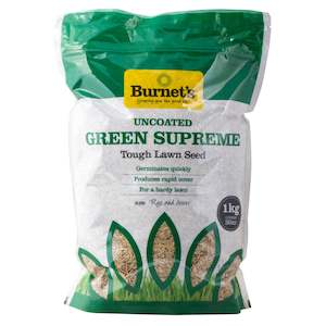 Burnet's Green Supreme Lawn Grass and Clover Seed 1 kg