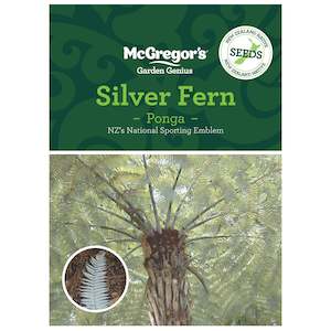 Seeds: McGregor's Ponga Silver Fern New Zealand Native Seed