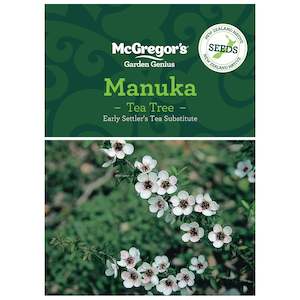 McGregor's Manuka New Zealand Native Seed