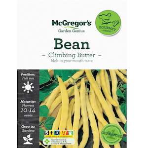 McGregor's Bean Climbing Butter Specialty Seeds