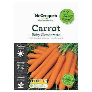 McGregor's Carrot Baby Slenderette Amsterdam Specialty Seeds