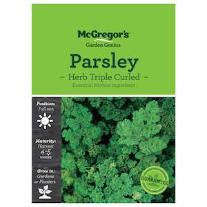 McGregor's Herb Parsley Triple Curled Seed