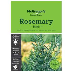 McGregor's Herb Rosemary Seed