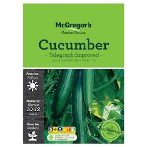 McGregor's Cucumber Telegraph F1 Hybrid Vegetable Seed