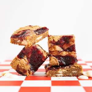 Bakery (with on-site baking): Boysenberry Ripple Blondie - 3 Slices