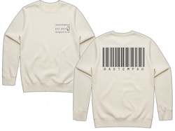 Clothing: Barcode Crew - Beige