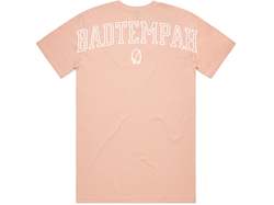 Clothing: Back Drop Varsity Tee - Pink