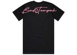 Back Drop Scribble Tee - Black