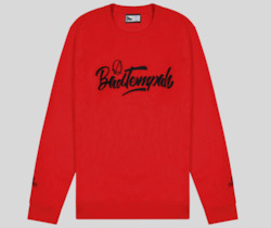 Red / Black Emb Hitstyle Goodheart Badtempah Crew