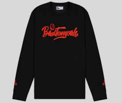 Black / Red Emb Hitstyle Goodheart Badtempah Crew