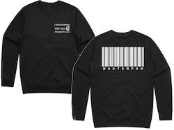 Clothing: Barcode Crew - Black