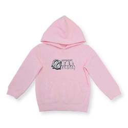 Bubble Graff Kids Hoodie - Pink