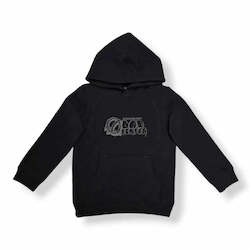 Bubble Graff Kids Hoodie - Black