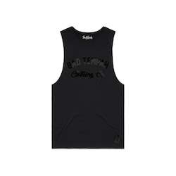 BARBER  SINGLET-Black/Black