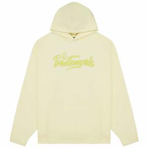 Script logo hoodie-Bright Yellow