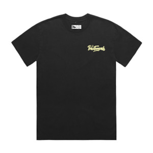 Logo Oversized Tee-Faded black