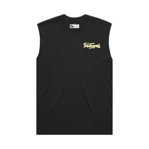 Clothing: Sleeveless tee - Faded black