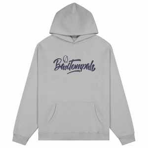 Script logo hoodie-Grey